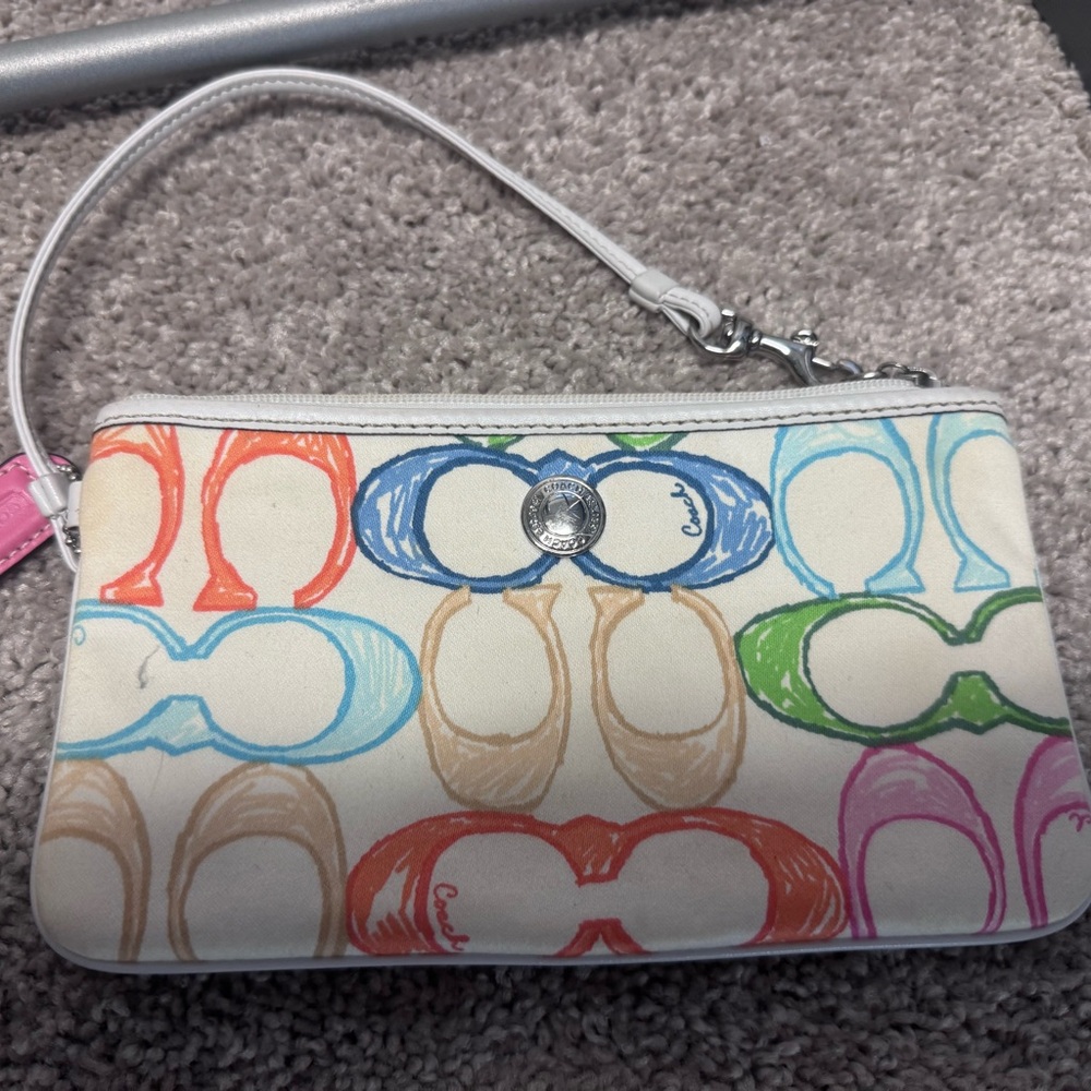 Coach Multicolor Sunglasses Print Wristlet